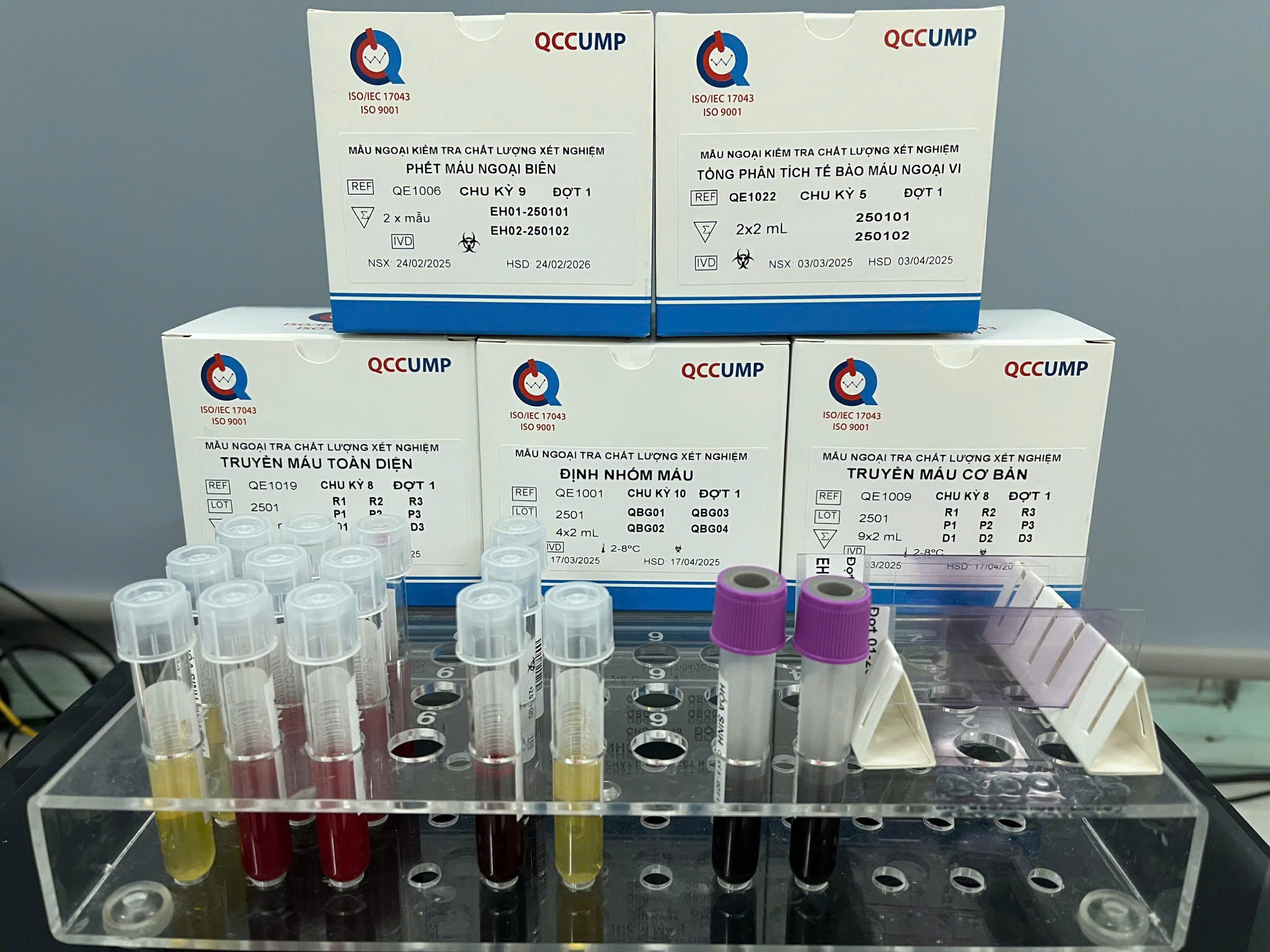 Chương trình Ngoại kiểm do Trung tâm sản xuất.