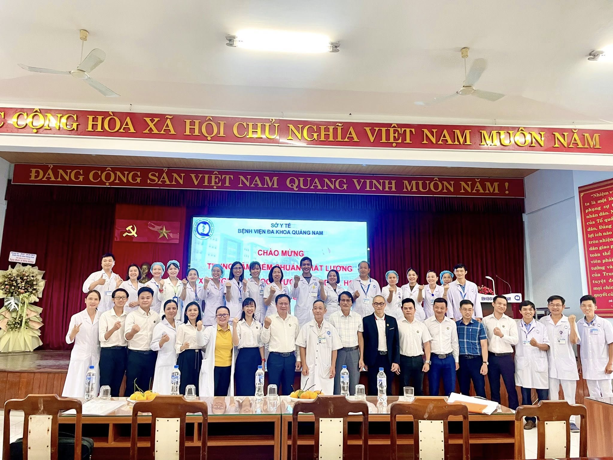 HỖ TRỢ ĐÁNH GIÁ MỨC CHẤT LƯỢNG PHÒNG XÉT NGHIỆM THEO QUYẾT ĐỊNH 2429 CỦA BỘ Y TẾ TẠI TỈNH QUẢNG NAM