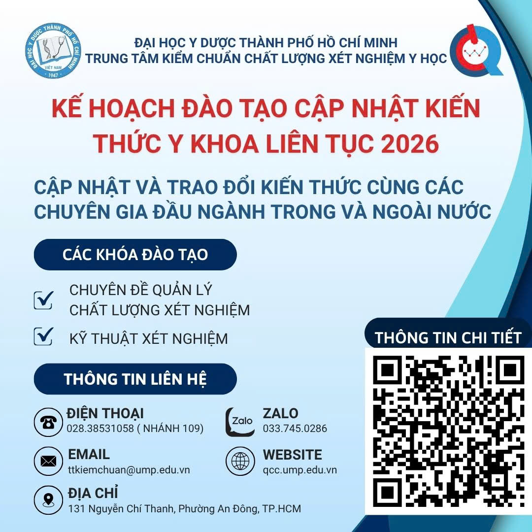 Kế hoạch đào tạo cập nhật kiến thức y khoa liên tục năm 2026