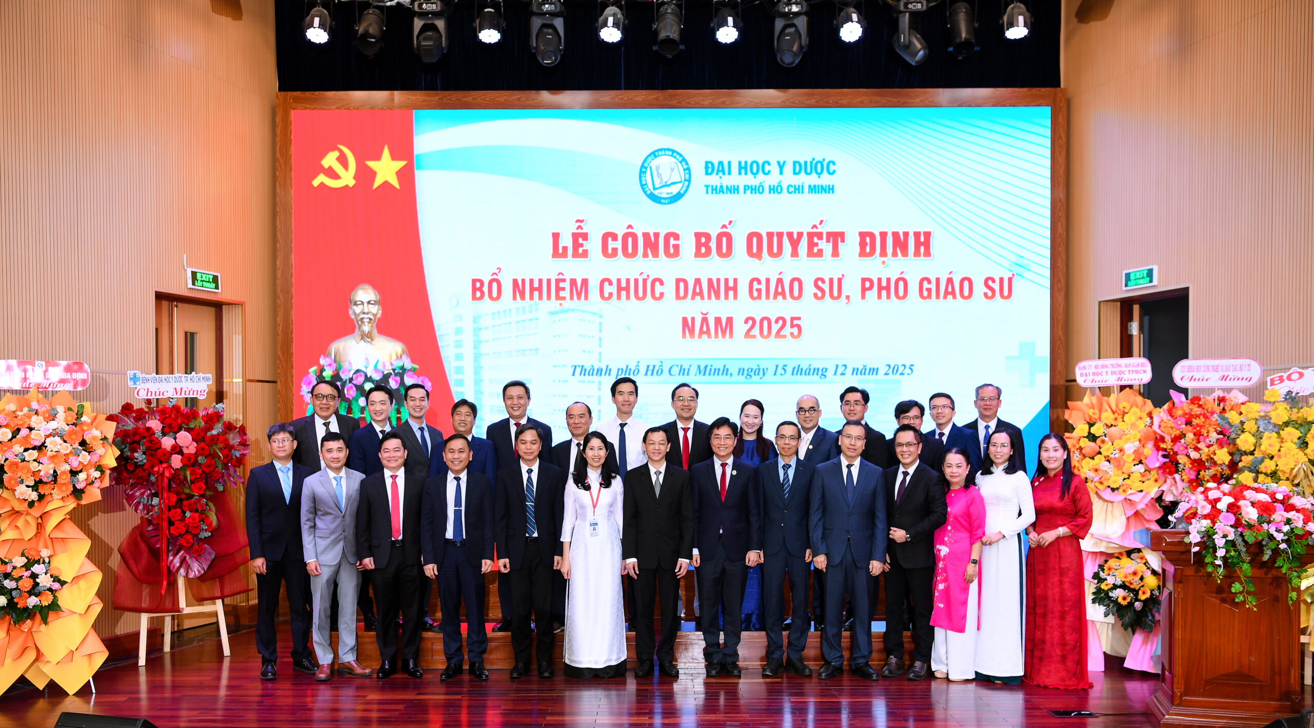 LỄ CÔNG BỐ VÀ TRAO QUYẾT ĐỊNH BỔ NHIỆM CHỨC DANH GIÁO SƯ, PHÓ GIÁO SƯ NĂM 2025